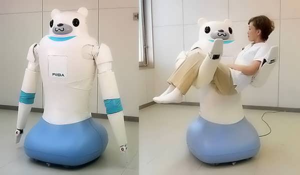 Пом в медицине. Роботы помощники в медицине. Робот медведь. Riba робот. Робот-помощник «riba»..